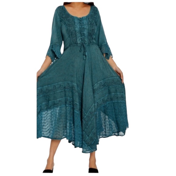 Lapogee Dresses & Skirts - Gypsy Boho Style ONESIZE LAPOGEE DRESS.  CL/GR.  AW10